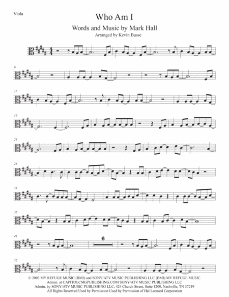 Who Am I (arr. Kevin Busse)