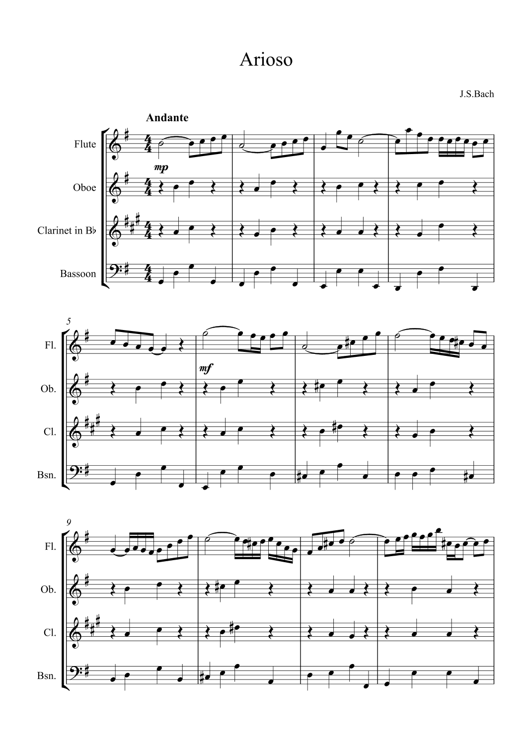 Arioso (arr. Alex Nunes Rodrigues)