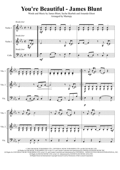 You're Beautiful (arr. Marmpy)
