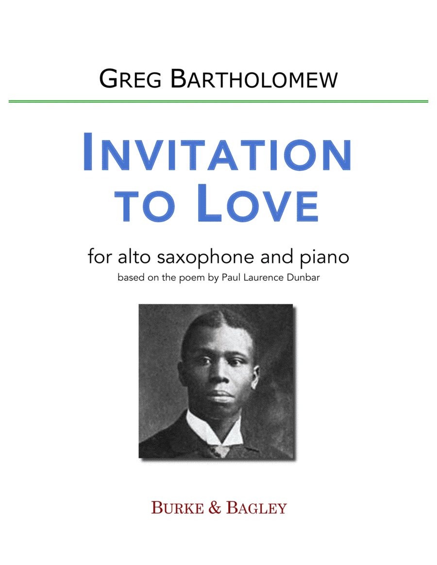 Invitation to Love (Alto Sax)