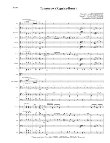 Tomorrow (arr. Mike Hyziak)
