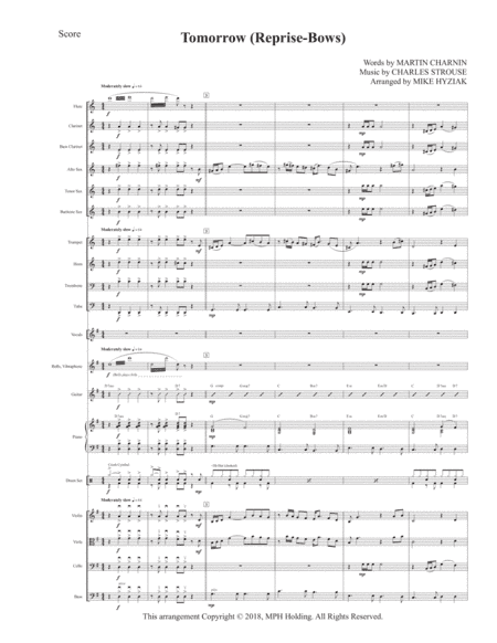 Tomorrow (arr. Mike Hyziak)