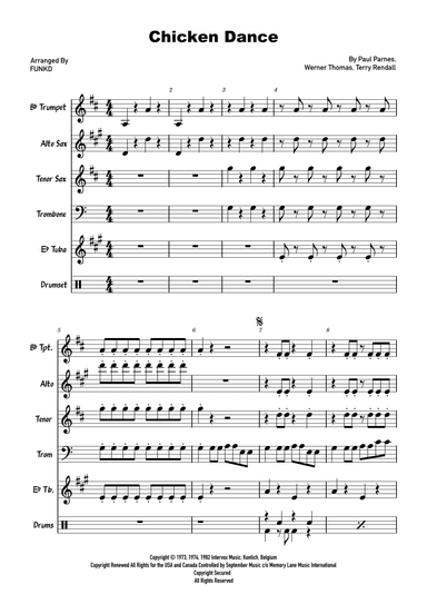 The Chicken Dance (arr. AP)