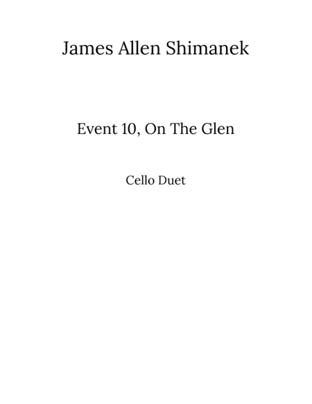 Event 10, On The Glen