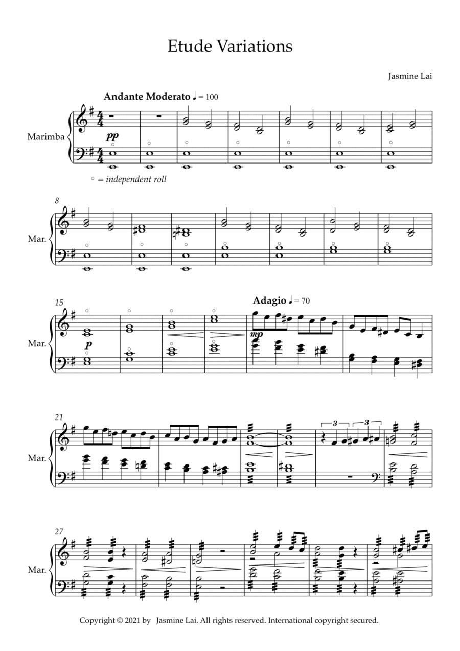 Étude variations