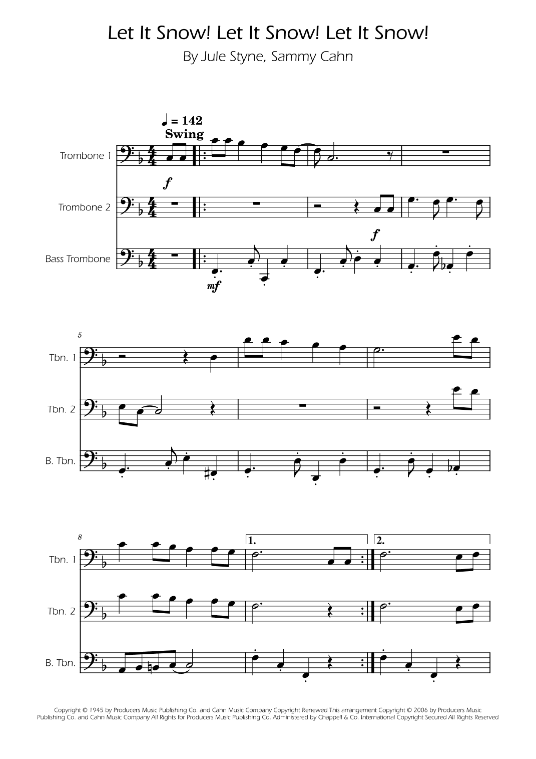 Let It Snow! Let It Snow! Let It Snow! (arr. Ygor Nunes)