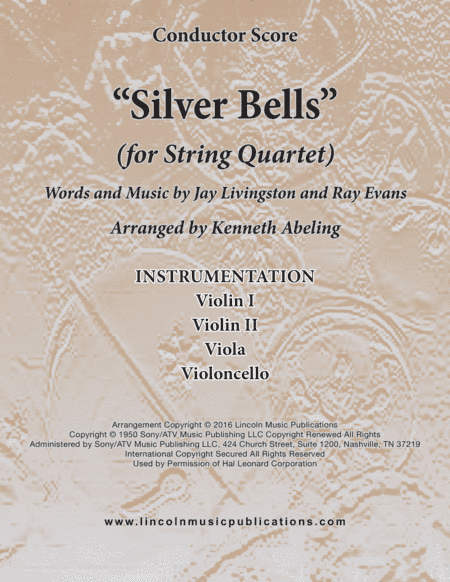 Silver Bells (arr. Kenneth Abeling)
