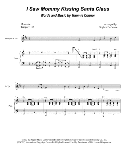 I Saw Mommy Kissing Santa Claus (arr. Stephen DeCesare)