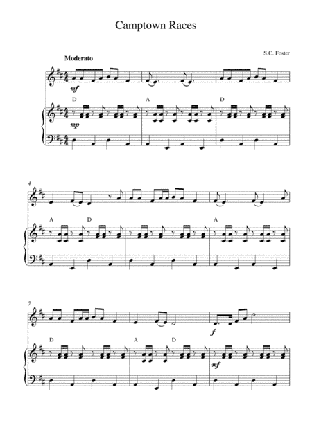 Camptown Races (arr. Kaiserin Rebecca)