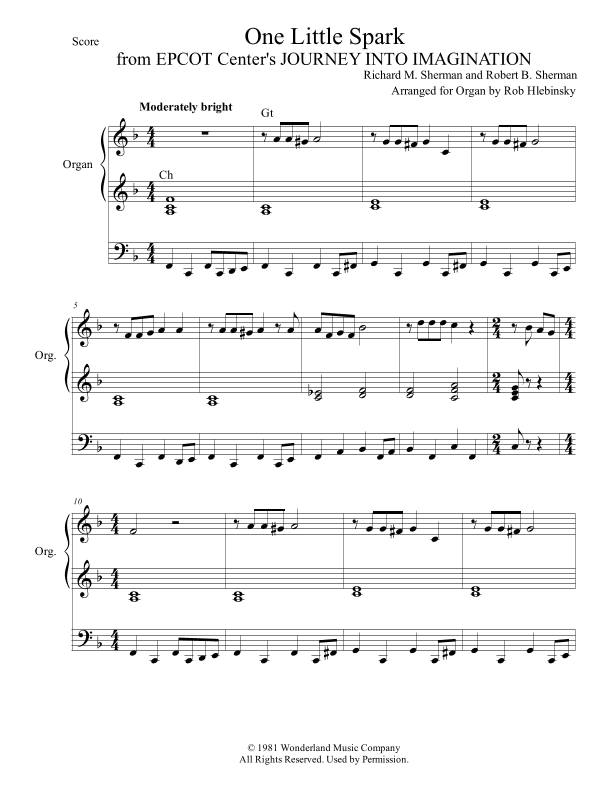 One Little Spark (arr. Rob Hlebinsky)