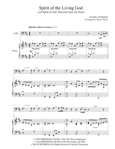 Spirit Of The Living God (arr. Marty Parks)