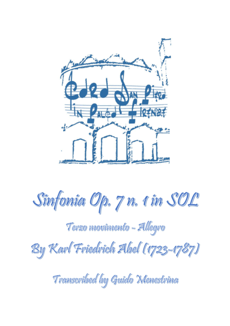 Karl Friedrich Abel - Sinfonia Op. 7 n. 1 - Terzo Movimento - Allegro (arr. Guido Menestrina)