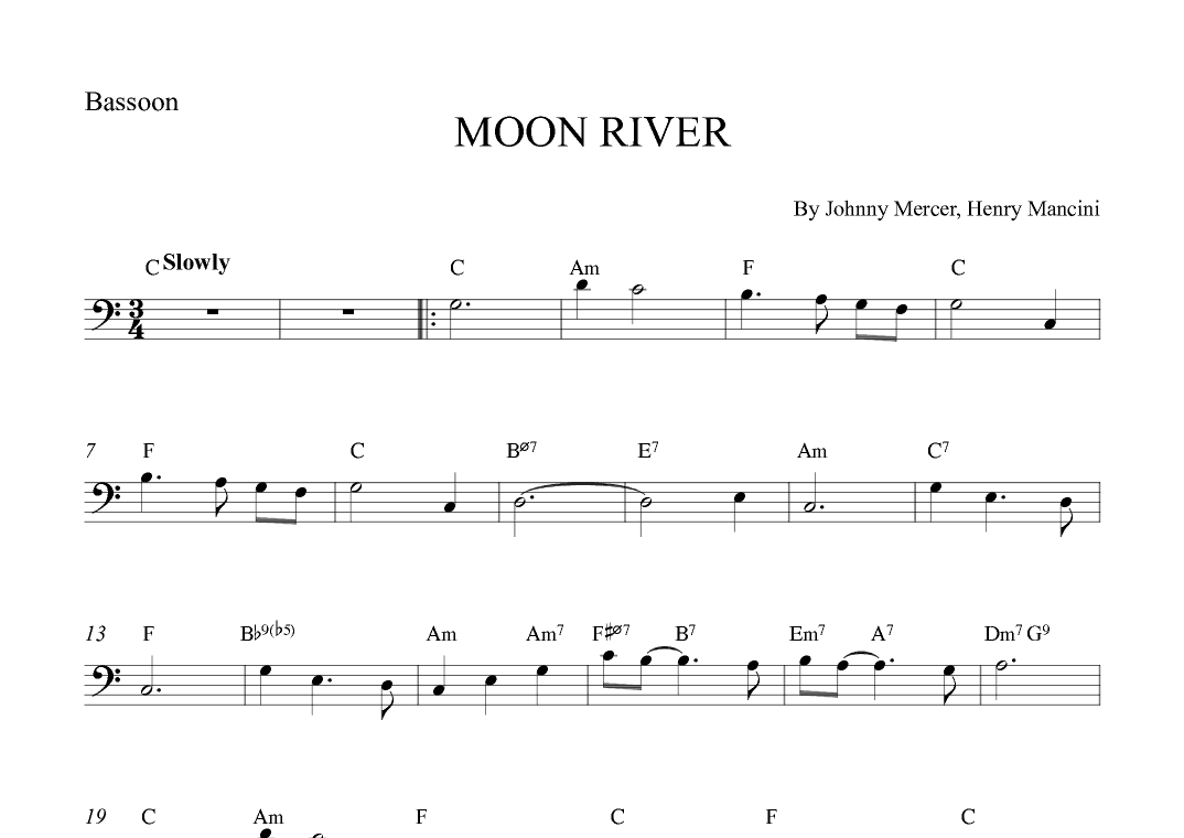 Moon River (arr. Alex Nunes Rodriguez)