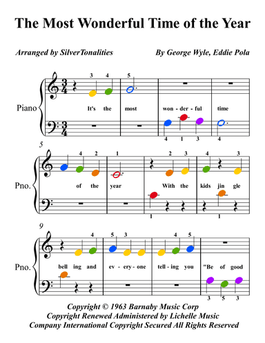 The Most Wonderful Time Of The Year (arr. SilverTonalities)