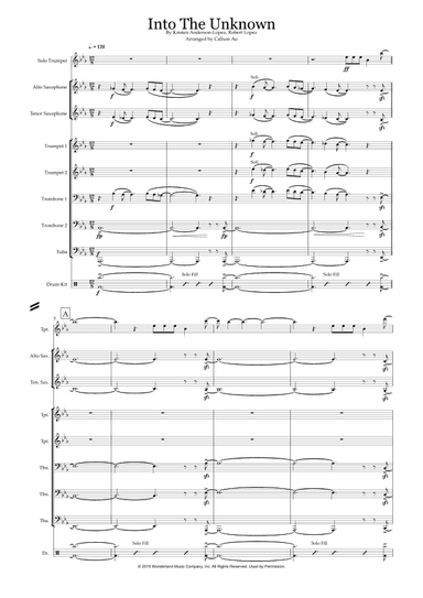 Into The Unknown (arr. Callum Au)