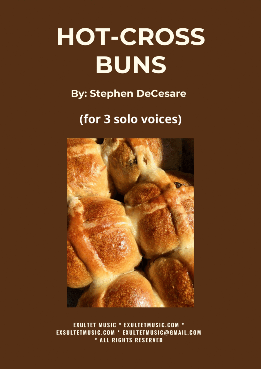 Hot-Cross Buns (for 3-solo voices)