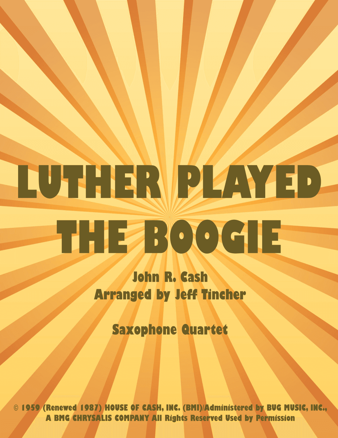 Luther Played The Boogie (arr. Jeff Tincher)