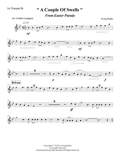 A Couple Of Swells (arr. Fredrik Lundquist)