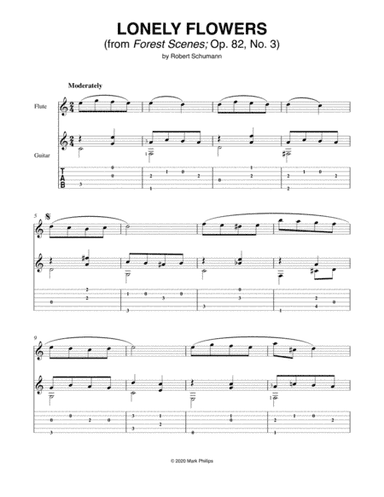 Lonely Flowers (from Forest Scenes) (arr. Mark Phillips)