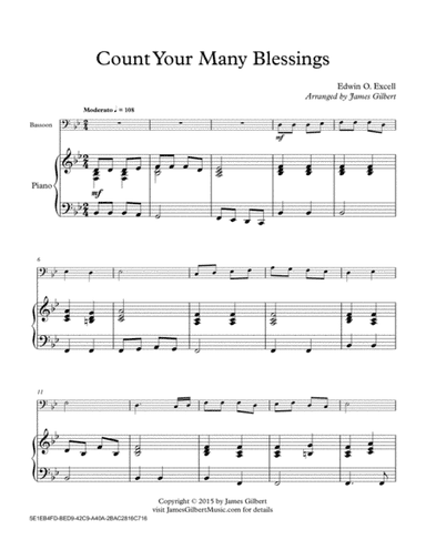 Count Your Many Blessings (arr. James Gilbert)