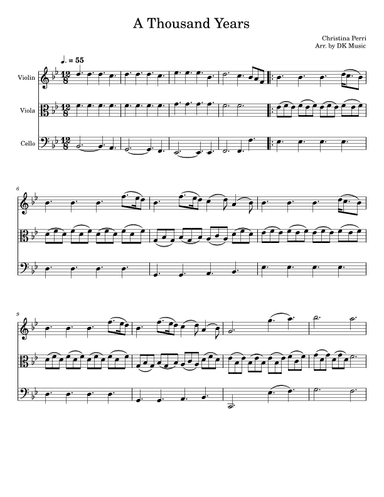 A Thousand Years (arr. DK Music)