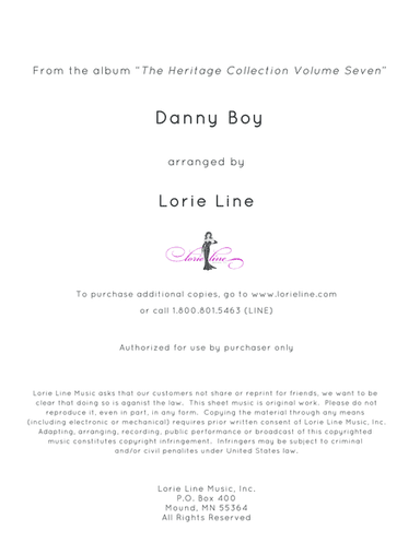Danny Boy (arr. Lorie Line)