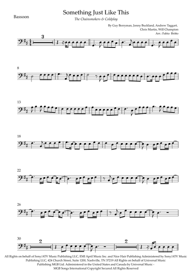 Something Just Like This (arr. Fabio Britto)