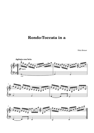 Rondo-Toccata in a-Moll
