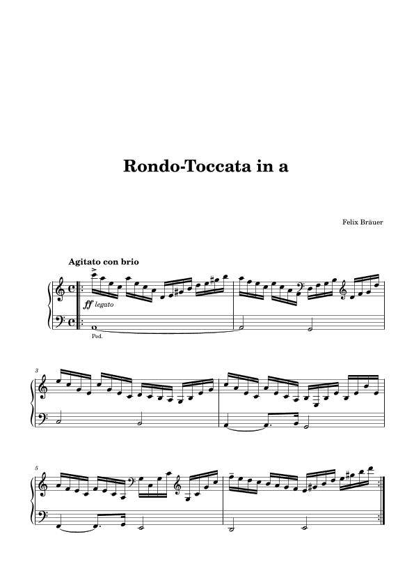 Rondo-Toccata in a-Moll