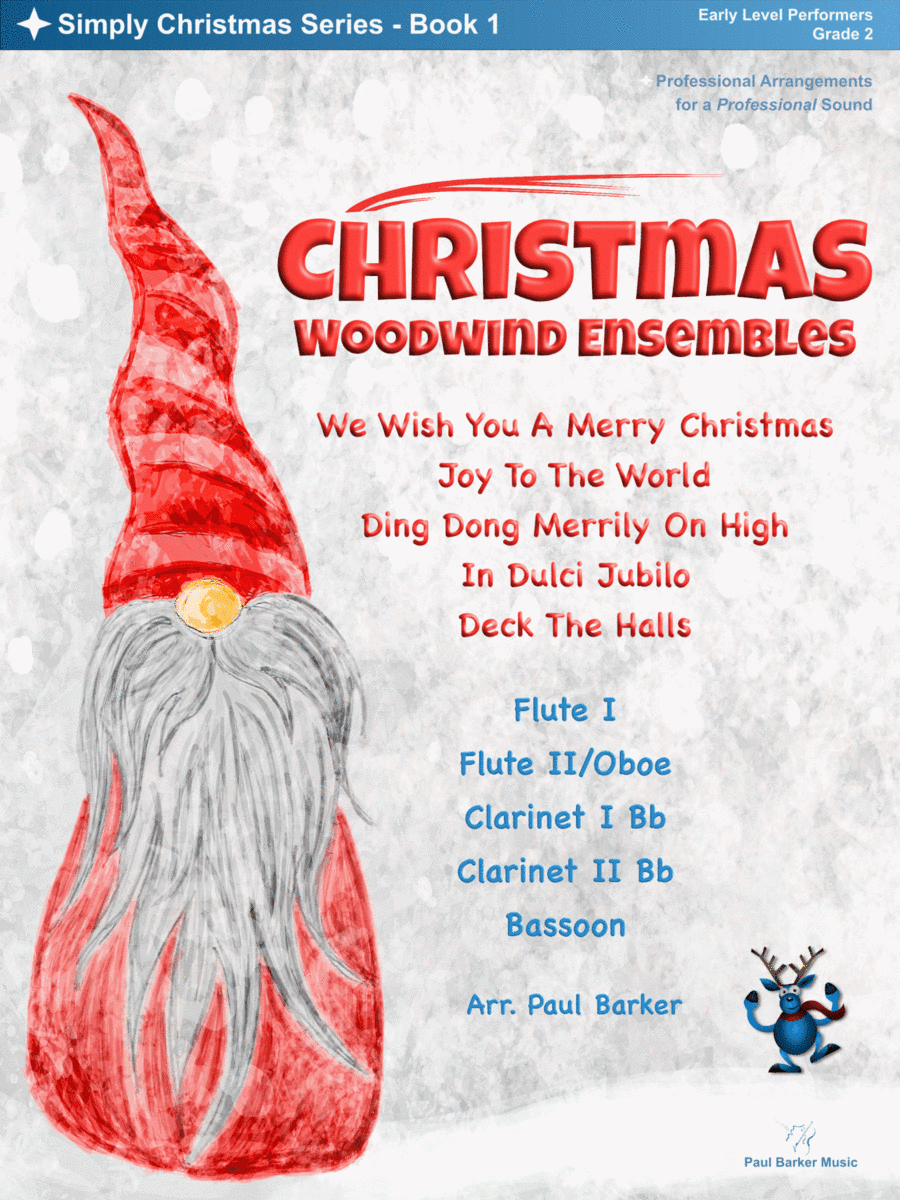 Christmas Woodwind Ensembles - Book 1 (arr. Paul Barker)