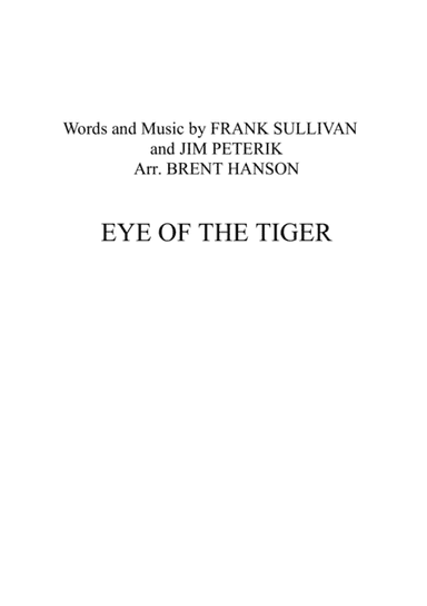 Eye Of The Tiger (arr. Brent Hanson)