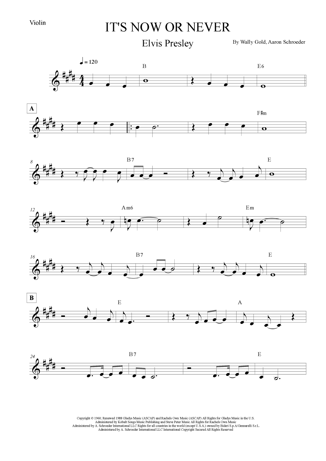 It's Now Or Never (arr. Leo Silva)