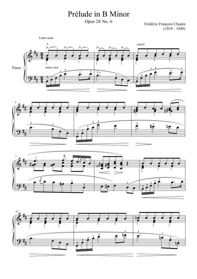Prelude Op.28, No.6 (arr. Thomas Jancso)