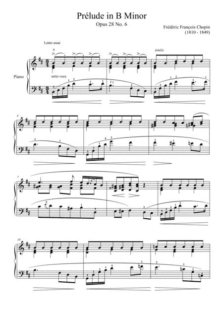 Prelude Op.28, No.6 (arr. Thomas Jancso)