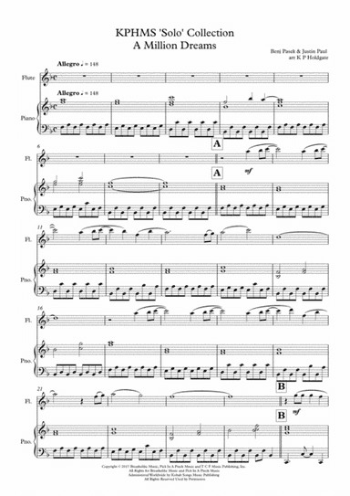 A Million Dreams (arr. Kevin P Holdgate)