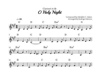 O Holy Night (arr. Rodrigo Faleiros)