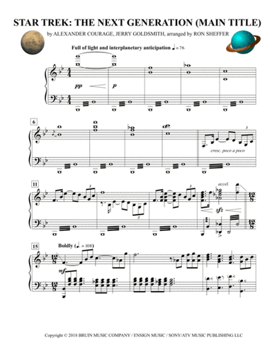 Star Trek - The Next Generation(r) (arr. Ron Sheffer)