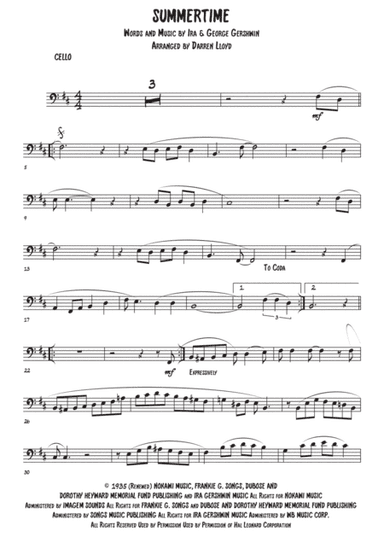 Summertime (arr. Darren Lloyd)