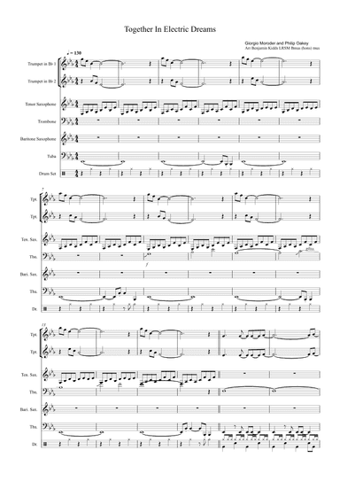 Together In Electric Dreams (arr. Benjamin Kidds)