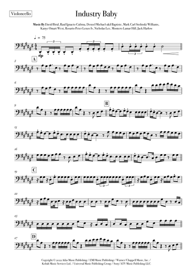 Industry Baby (arr. Rodrigo Nascimento)