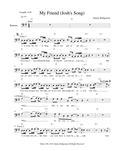 My Friend (Josh's Song)
