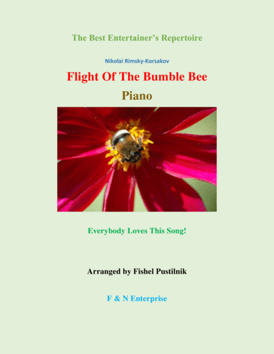 "Flight Of The Bumble Bee"-Background Track for Piano-Jazz/Pop Version-Video (arr. Fishel Pustilnik)