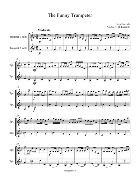 The Funny Trumpeter (arr. Nick Lacanski)