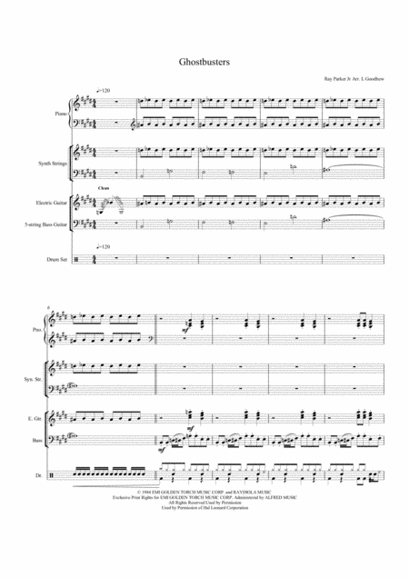 Ghostbusters (arr. Laura Goodhew)