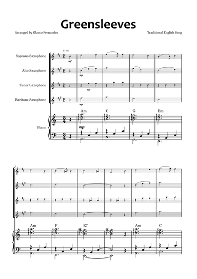 Greensleeves (arr. Glauco Fernandes)