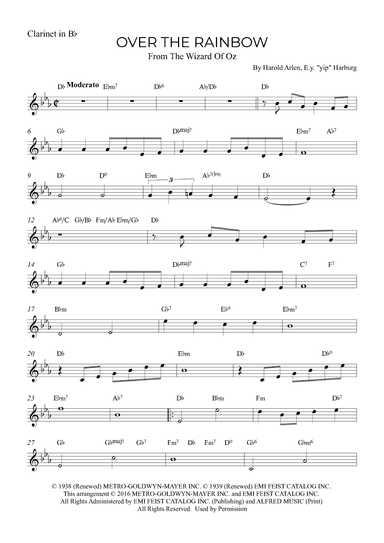 Over The Rainbow (arr. Alex Nunes Rodrigues)