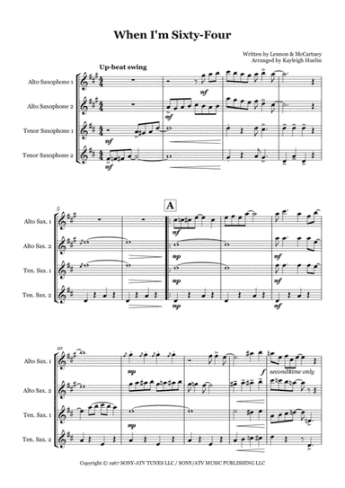 When I'm Sixty-four (arr. Kayleigh Huelin)