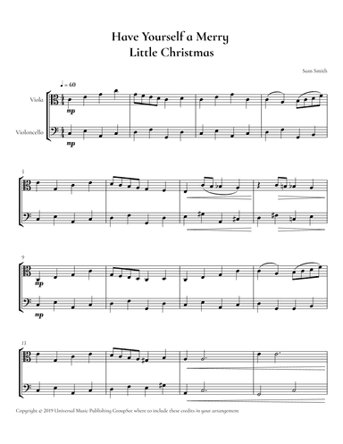 Have Yourself A Merry Little Christmas (arr. Cadenza Editions)