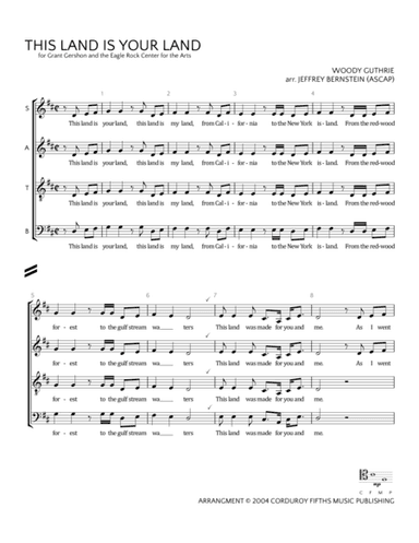 The Land Is Your Land (arr. Jeffrey Bernstein)