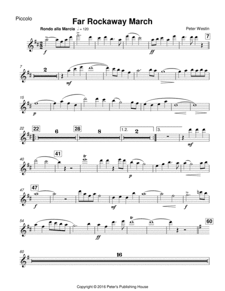 Far Rockaway March Piccolo